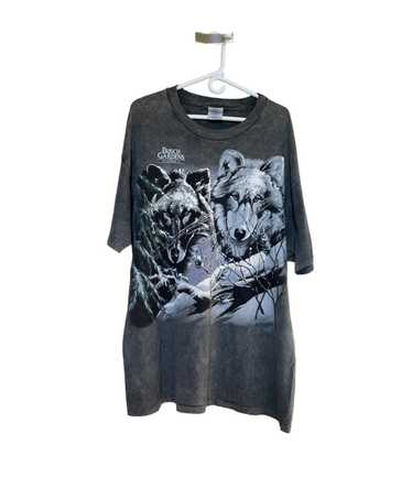 Vintage Vintage Wolf Nature Single Stitch Tee