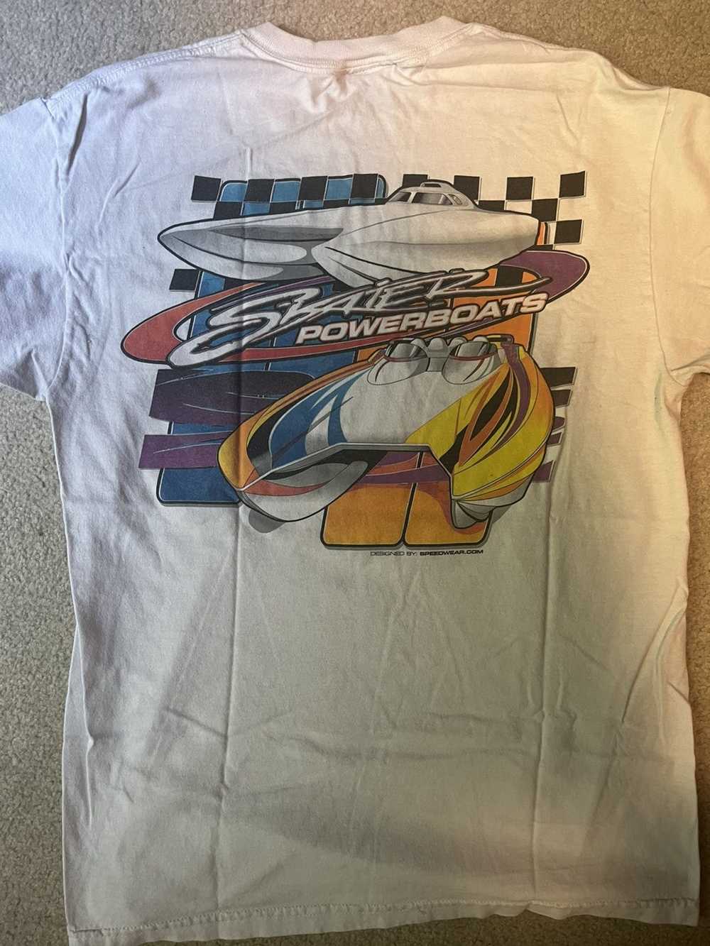 Vintage Vintage speed boat racing tshirt - image 1