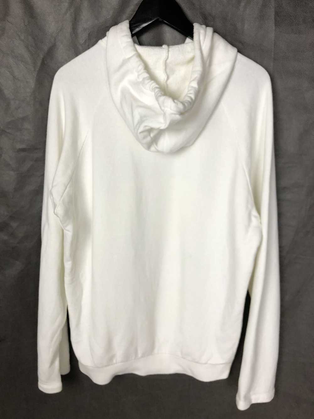 Helmut Lang OG White Hoodie with highly set pocket - image 2