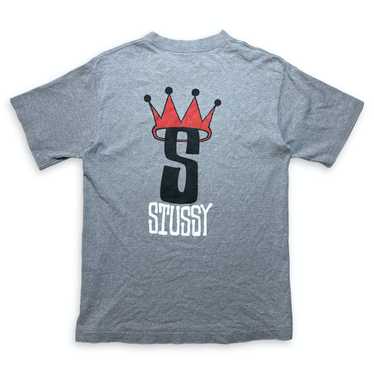 Stussy 1990's Stüssy Crown Graphic Tee - Medium /… - image 1