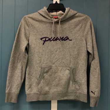 Puma Sweater Womens Extra Large Pink White Outdoors Hoodie Sweatshirt Ladies  *