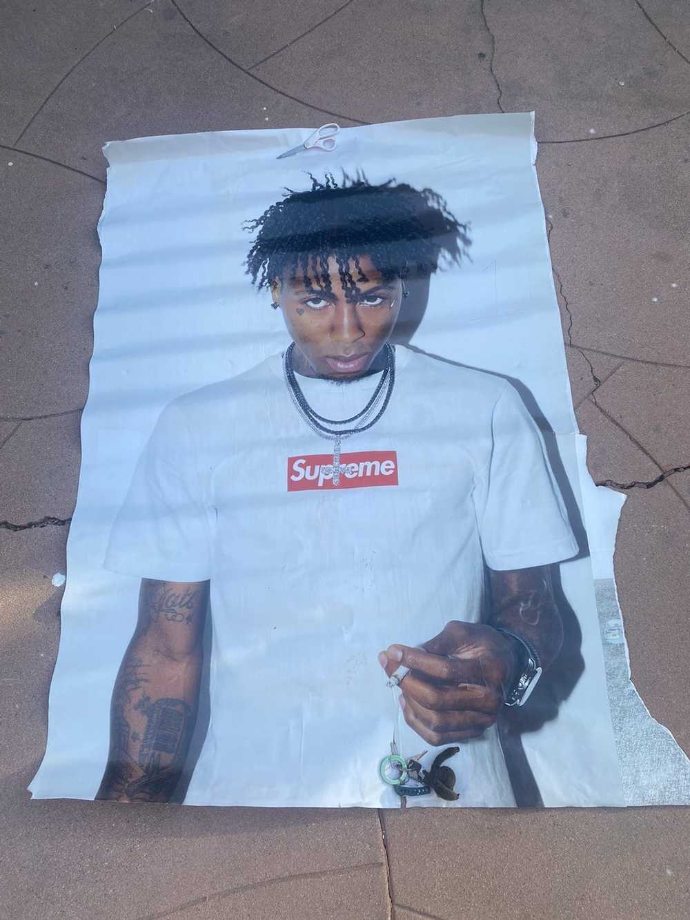 Supreme Supreme x NBA YoungBoy Poster Ad - image 1