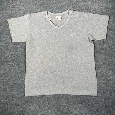 Nike × Vintage Vintage 90s Nike Swoosh T Shirt Es… - image 1