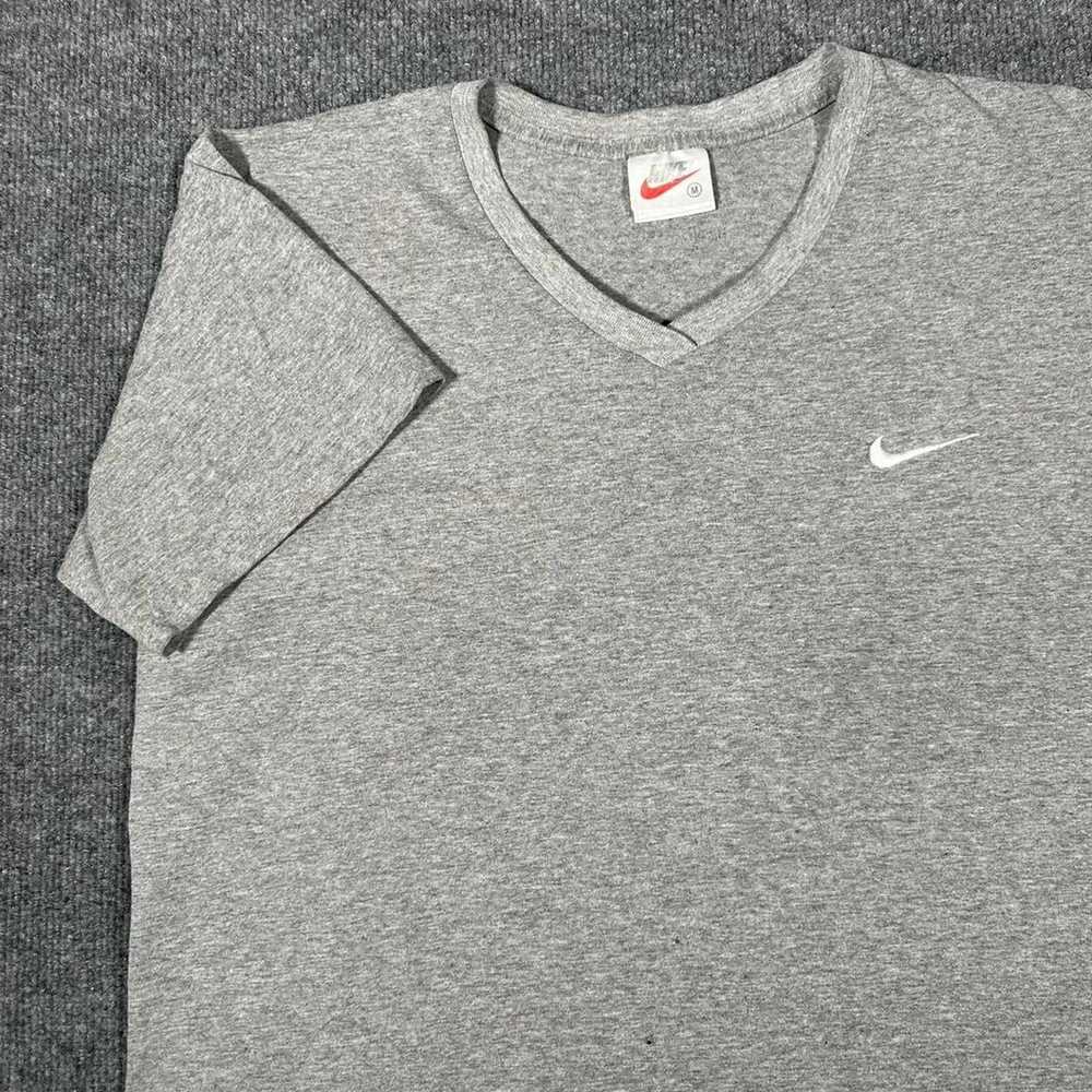 Nike × Vintage Vintage 90s Nike Swoosh T Shirt Es… - image 2