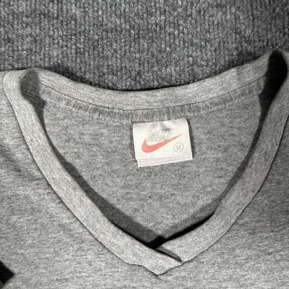 Nike × Vintage Vintage 90s Nike Swoosh T Shirt Es… - image 4