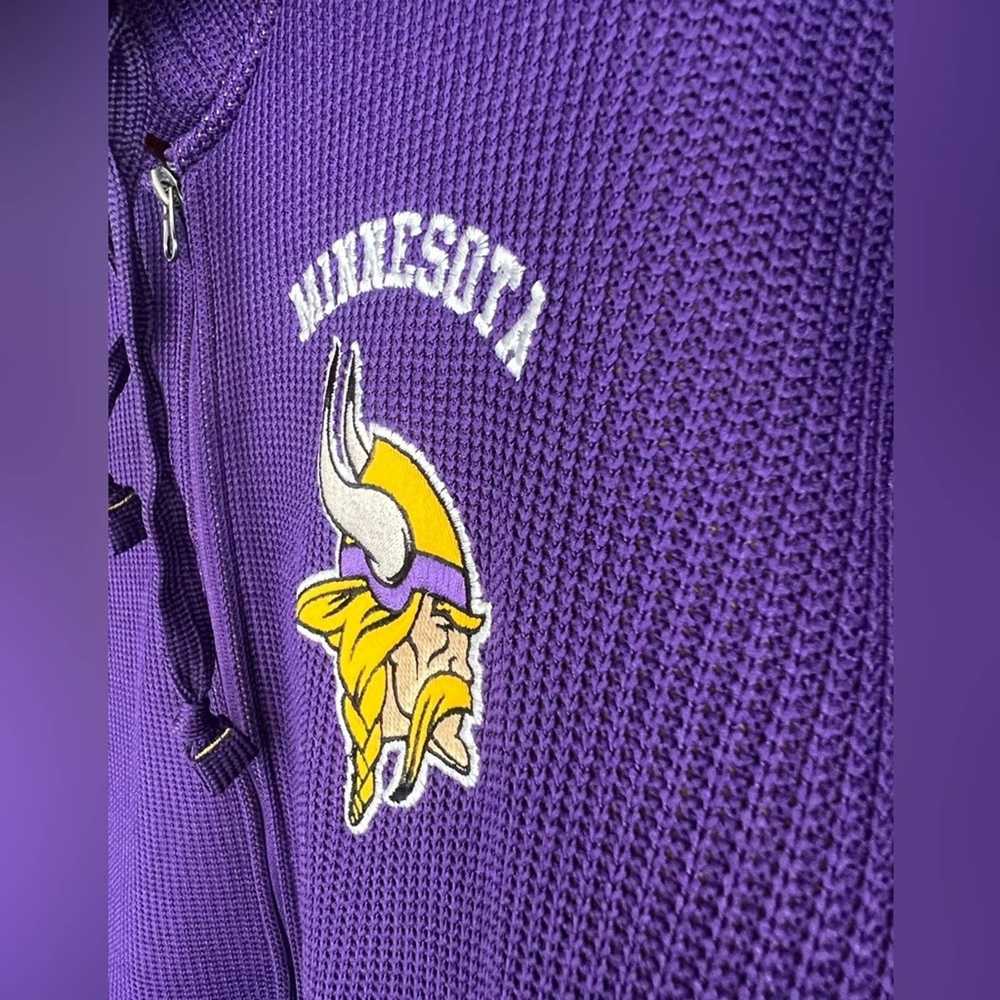 NFL Minnesota Vikings TEAM APPAREL ZIP Hoodie FLE… - image 6