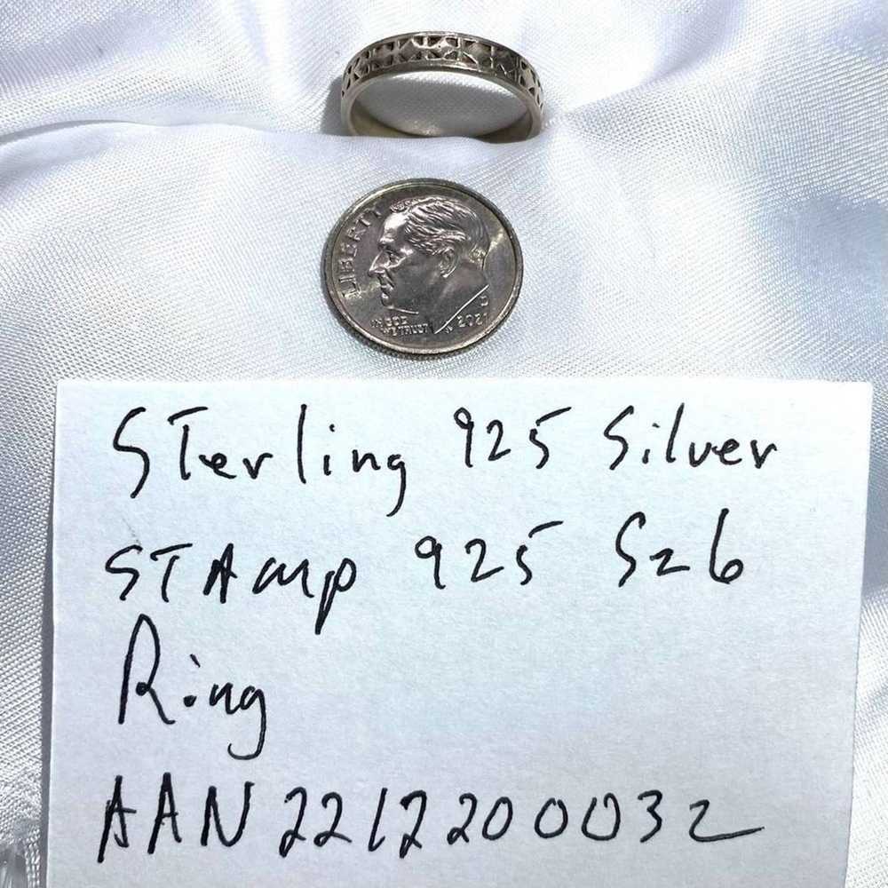 Sterling Silver AAN# Sterling 925 Silver Ring Sz.… - image 6