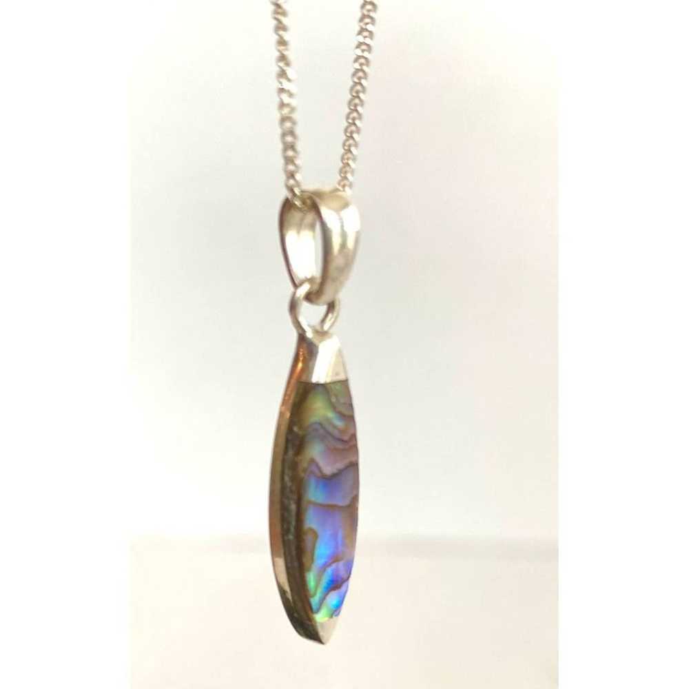 Sterling Silver HA# Exquisite Abalone Sterling 92… - image 1