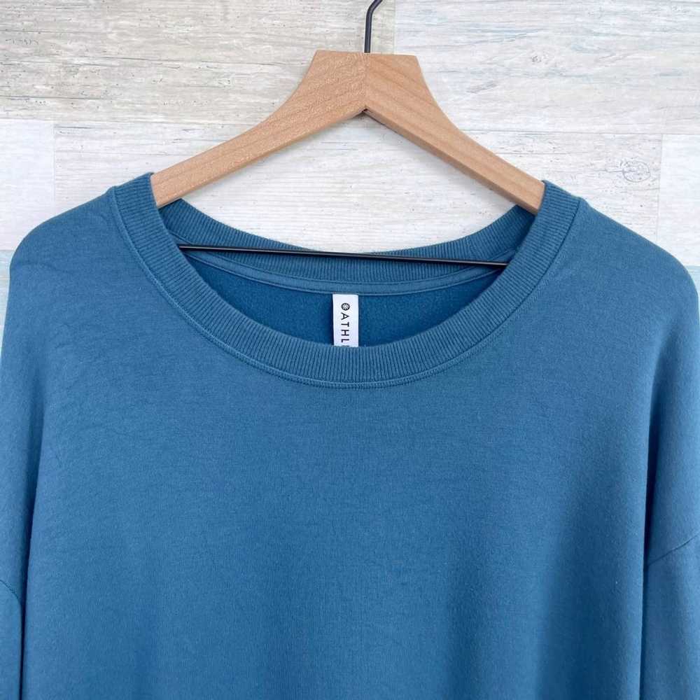 Athleta Athleta Coaster Luxe Sweatshirt Blue Fren… - image 2