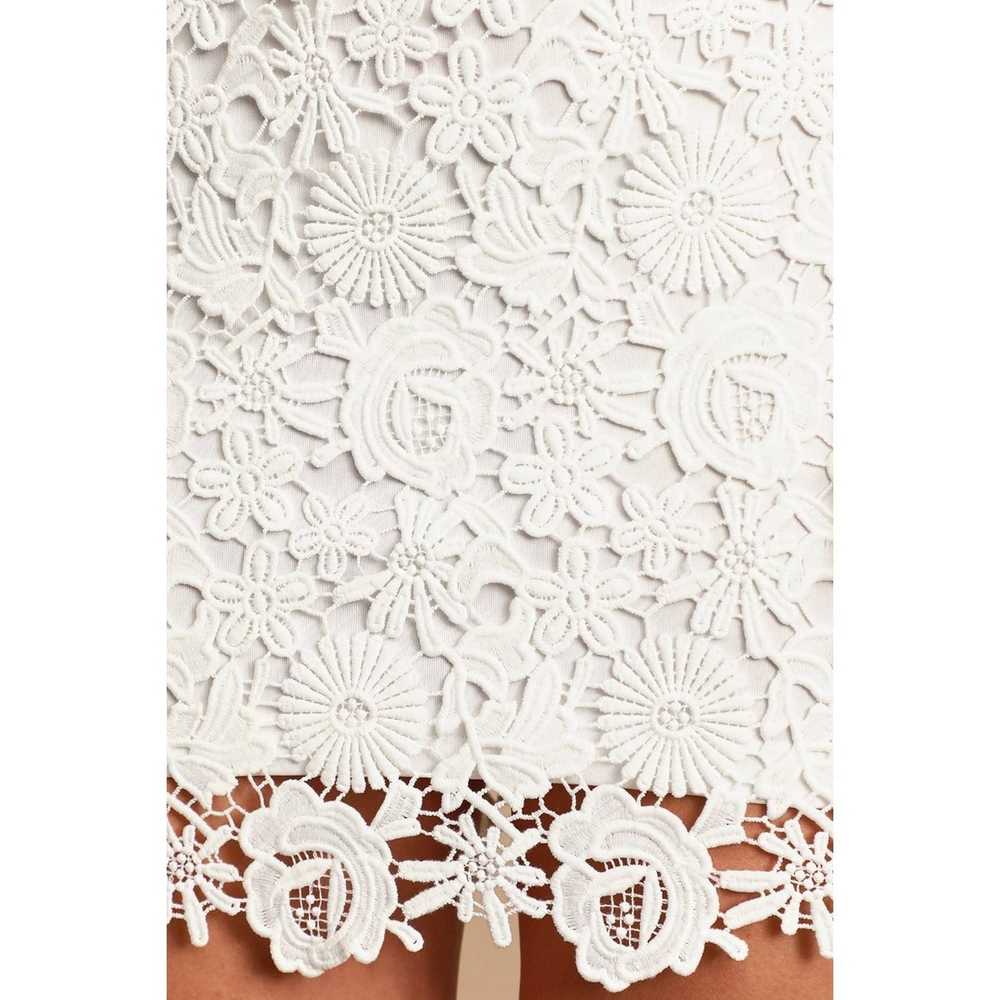 Other Lulu’s Love Poem Ivory Lace Mini Dress Size… - image 2