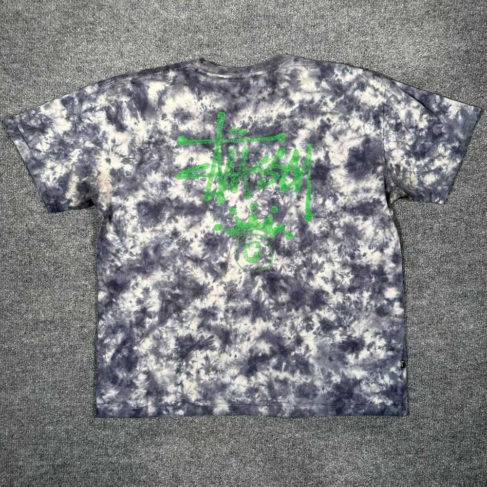 Stussy × Vintage Vintage Y2K Stussy Tie Dye T Shi… - image 2