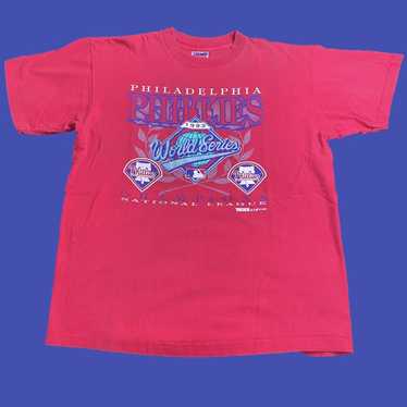 Vintage MLB (Tennessee River) - Philadelphia Phillies Vs Toronto Blue Jays World Series T-Shirt 1993 Large