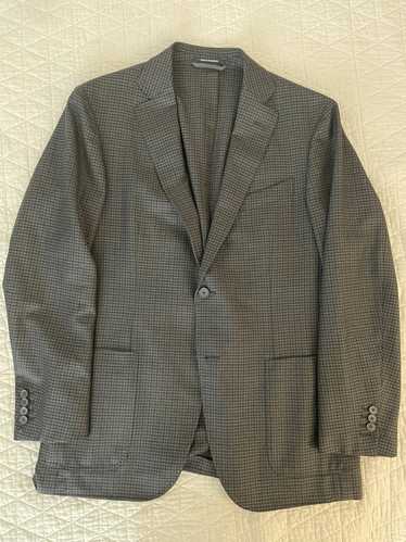 Ermenegildo Zegna Small Check Print Street Jacket