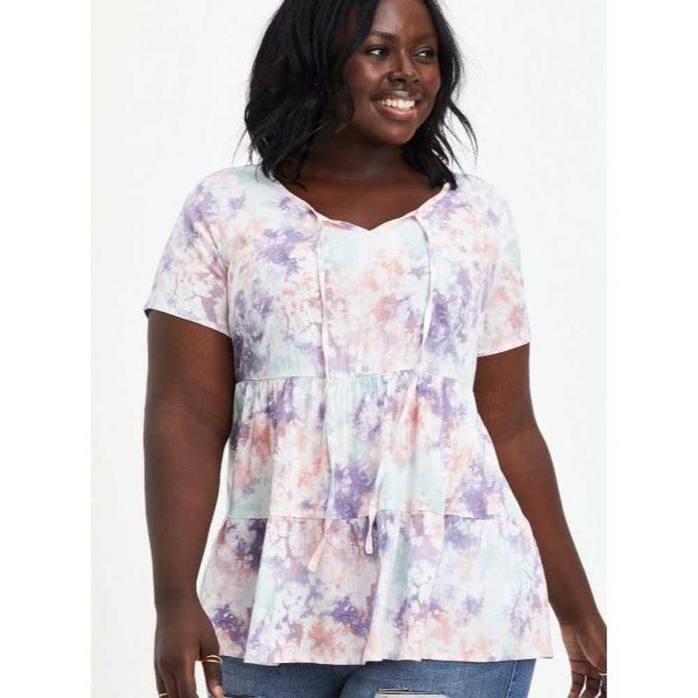 Other Torrid Womens 4X Multicolor Tie Dye Babydol… - image 1