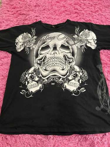 Christian Audigier Christian audiger skull t shirt