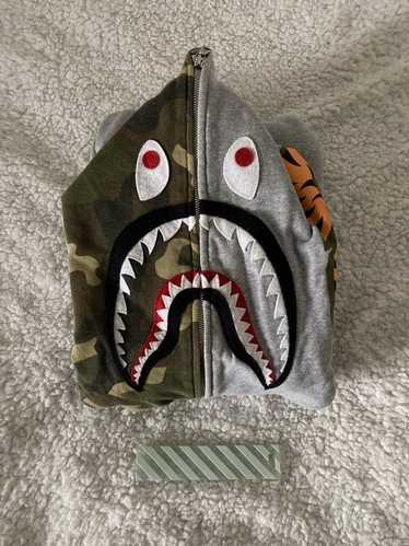 Bape Bape Shark Hoodie 1st gen 2004 Grey Size L
