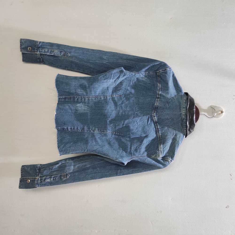 Alexander Wang Denim Button Long Sleeve Shirt Wit… - image 12