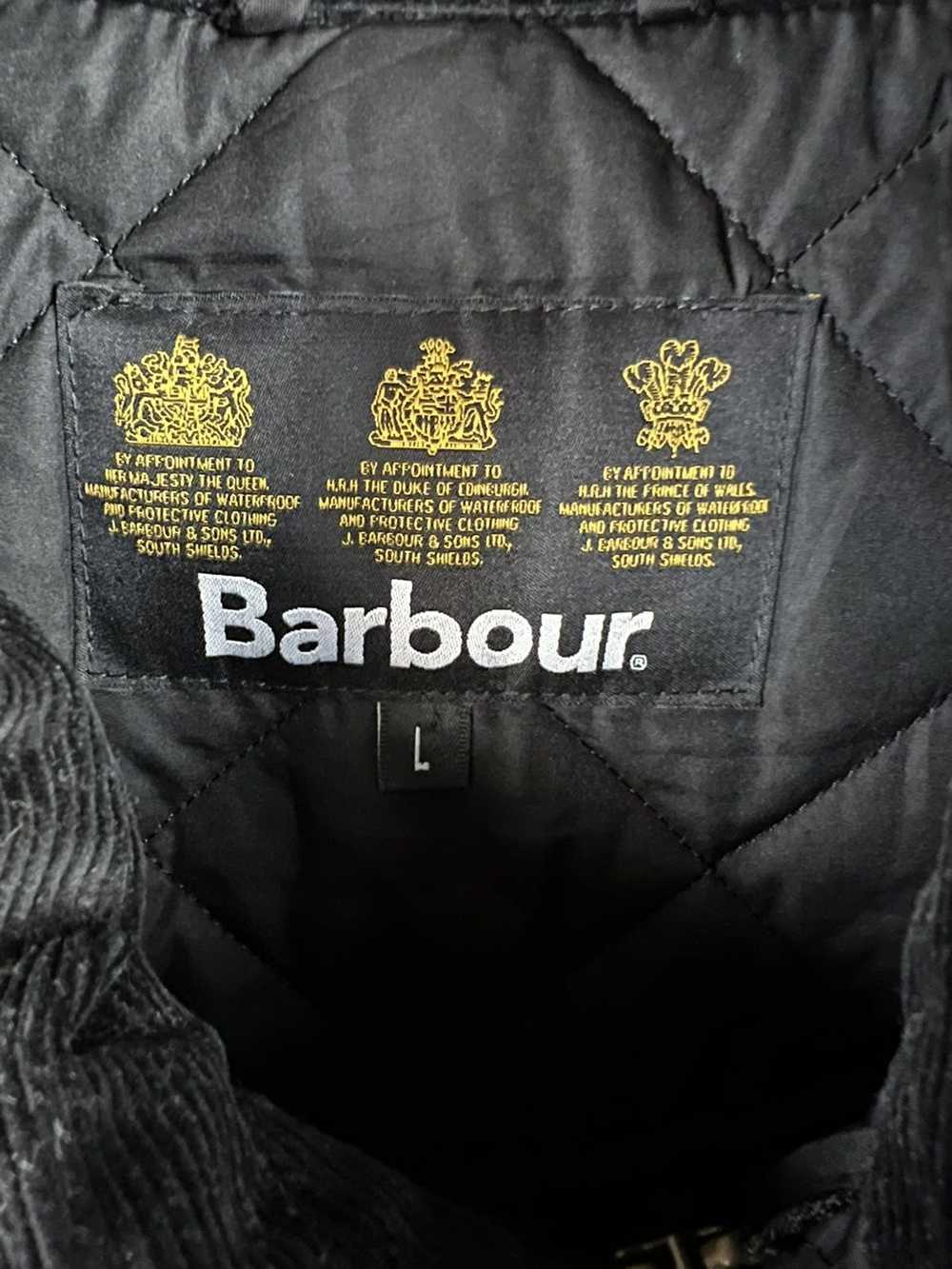 Barbour × Vintage VTG Barbour Black Full Zip Spor… - image 4