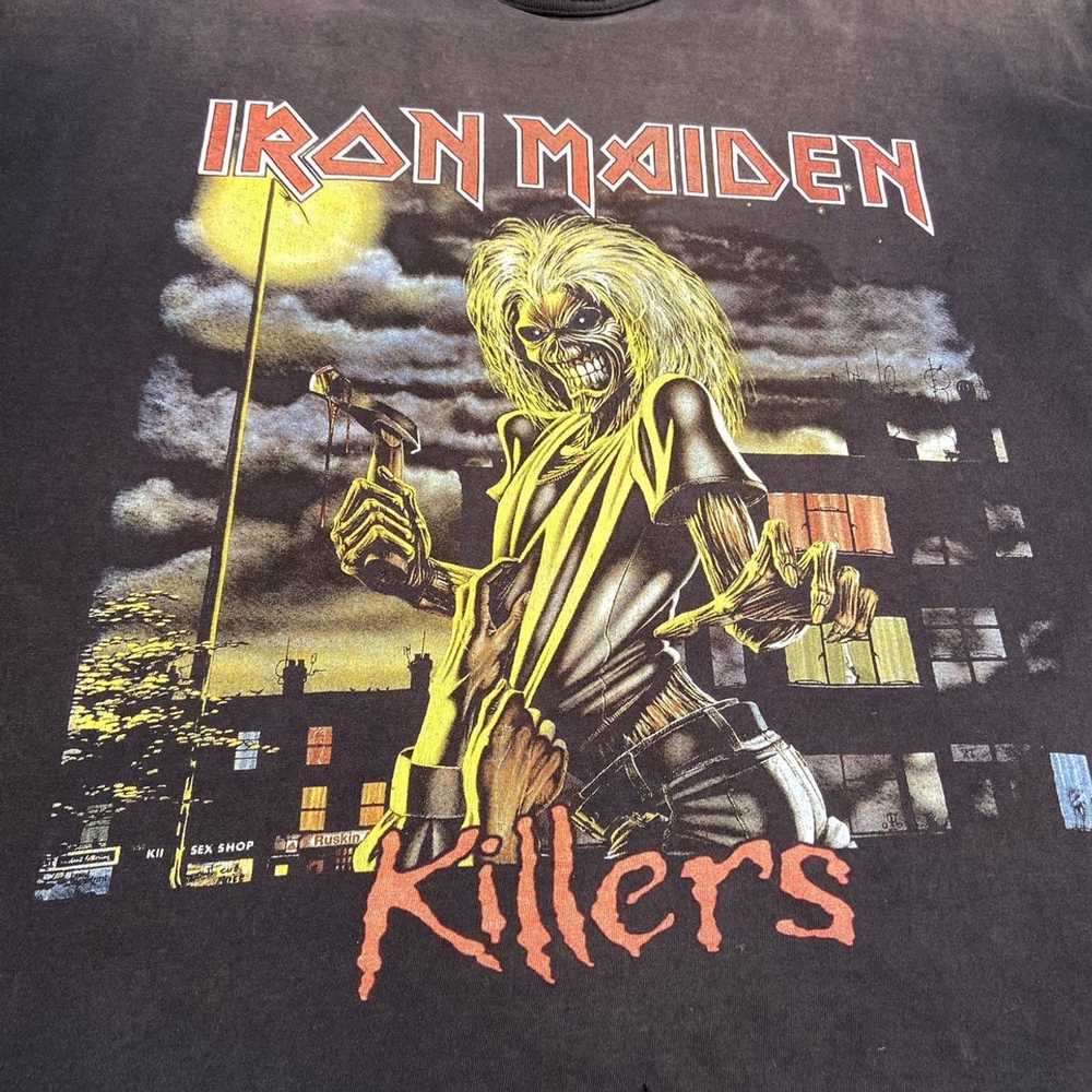 Iron Maiden × Rock T Shirt × Vintage Very rare IR… - image 3