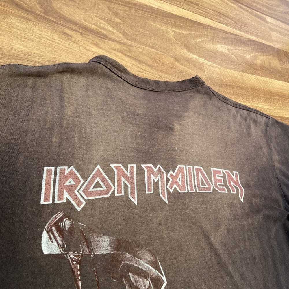 Iron Maiden × Rock T Shirt × Vintage Very rare IR… - image 8