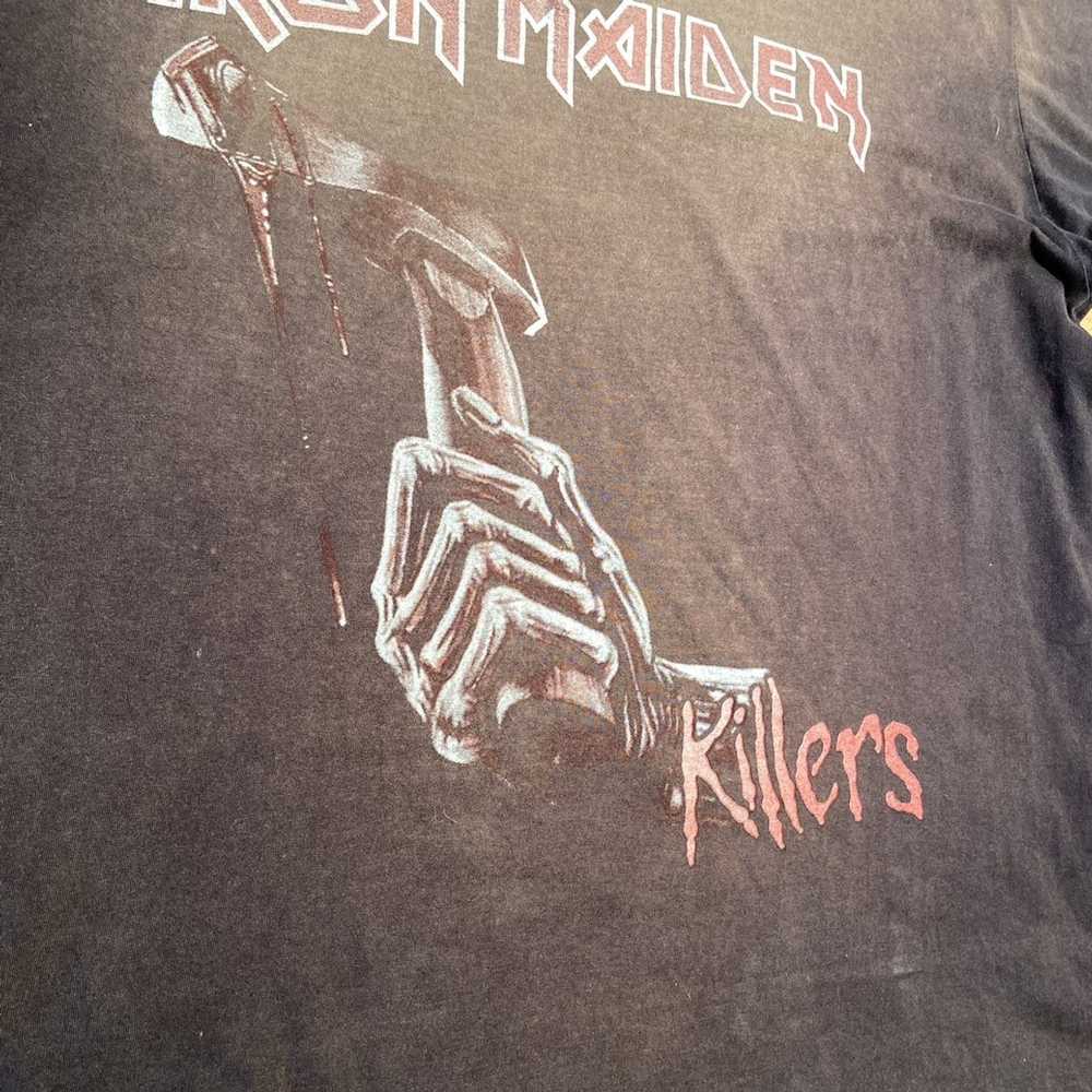 Iron Maiden × Rock T Shirt × Vintage Very rare IR… - image 9