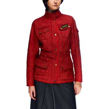 Barbour international polarquilt jacket red on sale