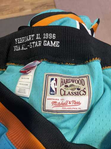 Men's Mitchell & Ness Teal Eastern Conference Hardwood Classics 1996 NBA All-Star Game Authentic Shorts Size: Large