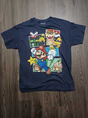 Nintendo TOKYO Official T-Shirts Super Mario Brothers 3 Blue – WAFUU JAPAN