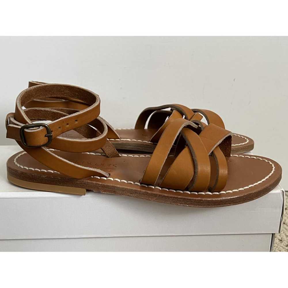 K Jacques Leather sandal - image 10