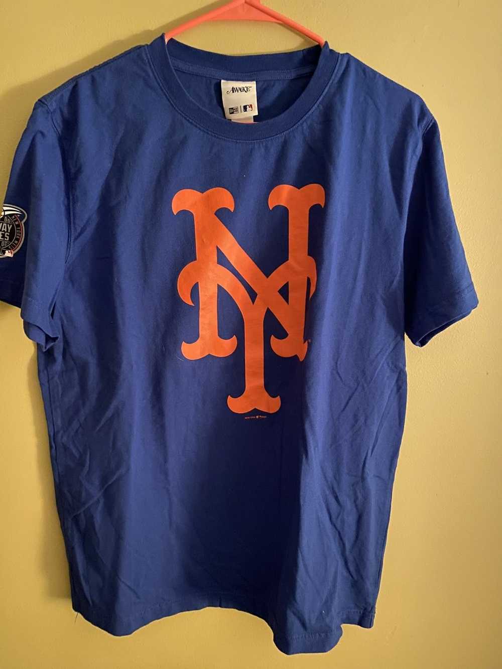 Men's New York Yankees vs. New York Mets New Era x Awake NY White Subway  Series T-Shirt