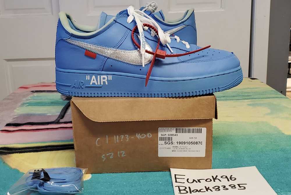 Nike 100% AUTHENTIC NIKE OFF-WHITE X AIR FORCE 1 … - image 1