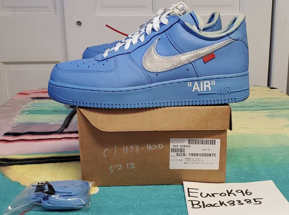 Nike 100% AUTHENTIC NIKE OFF-WHITE X AIR FORCE 1 … - image 2
