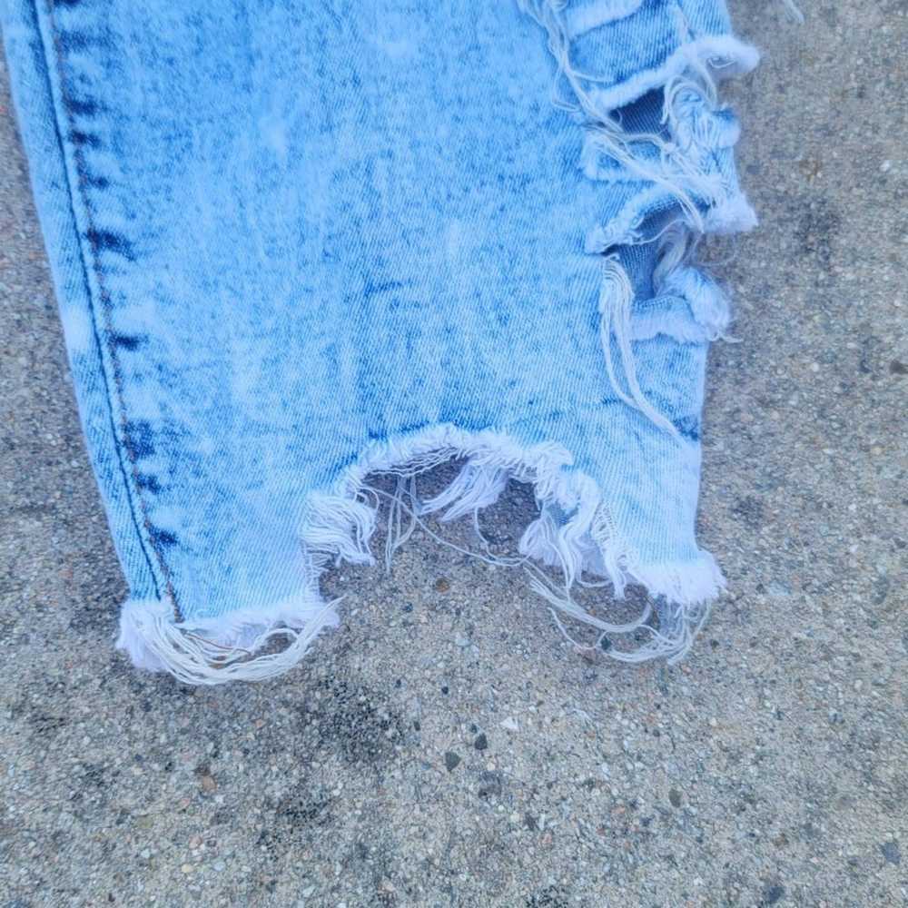 The Unbranded Brand Pink Label Distressed Denim J… - image 5