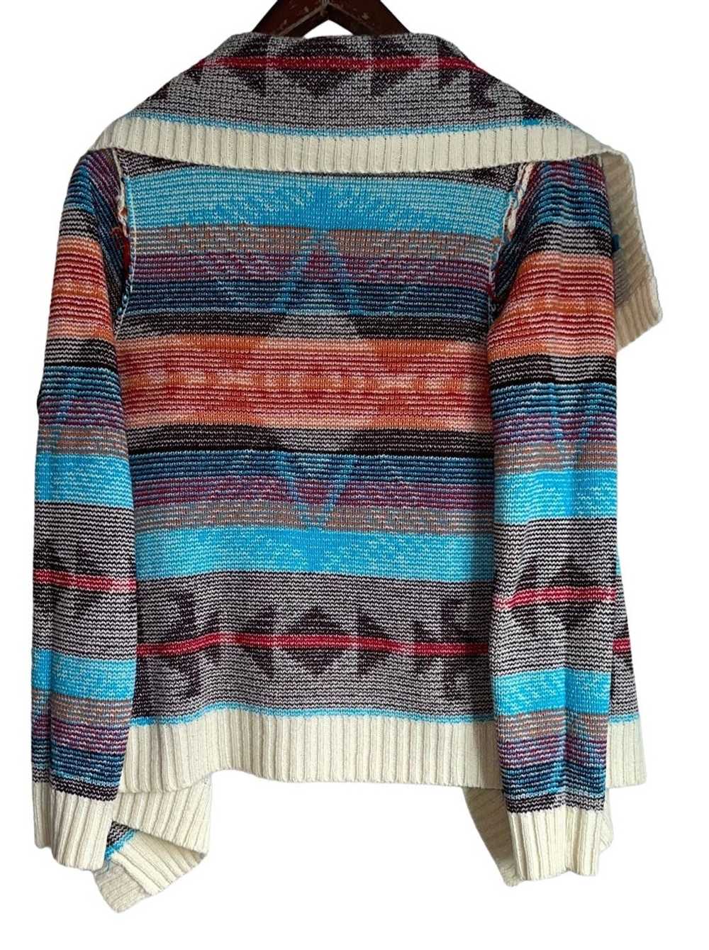 Vintage Vintage Southwestern Knit Cardigan - image 6