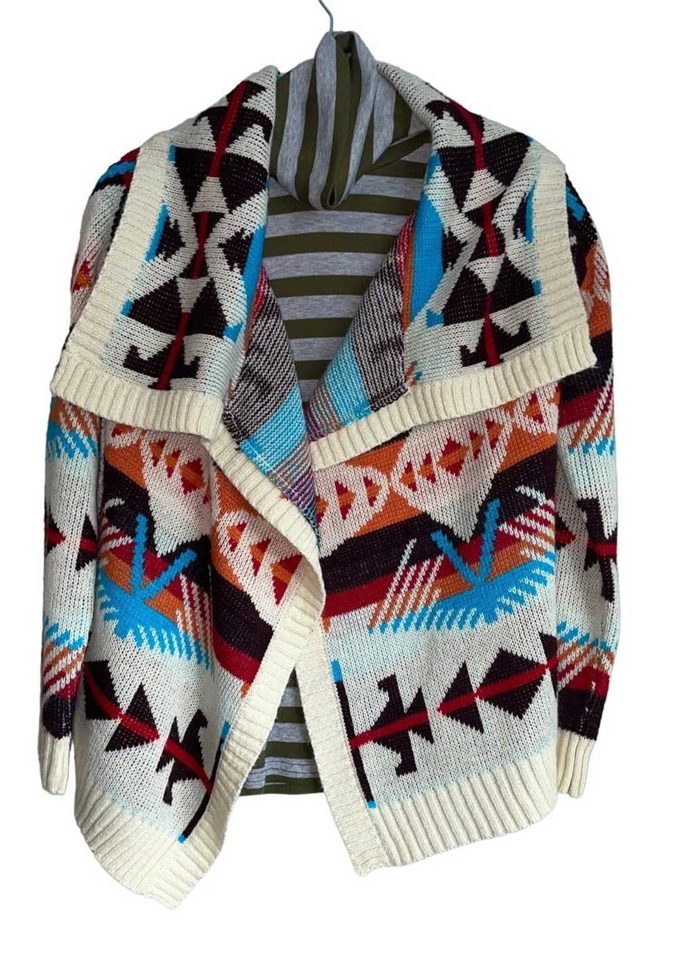 Vintage Vintage Southwestern Knit Cardigan - image 7