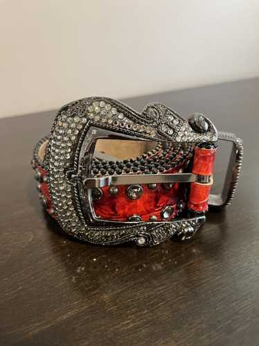 B.B. Simon Lizard Crystal Belt