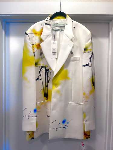 Off-White 2020 x Futura Abstract Spray Blazer