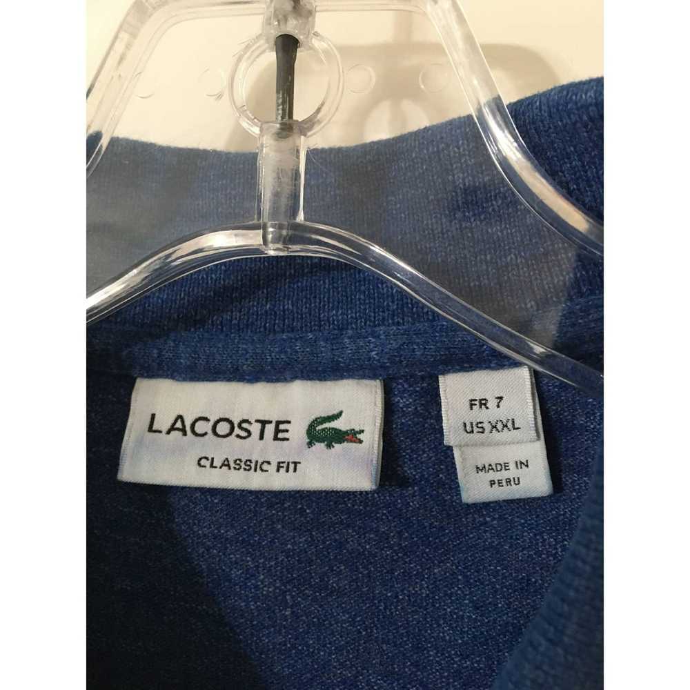 Lacoste Lacoste Classic Fit Heather Blue FR 7 US … - image 3