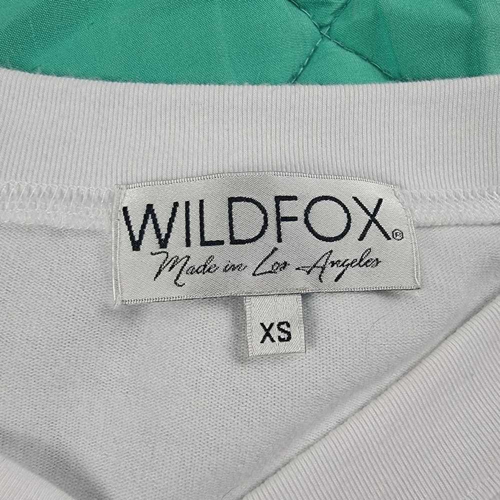 Wildfox Wildfox Womens XS White Red Blue Star Spa… - image 3