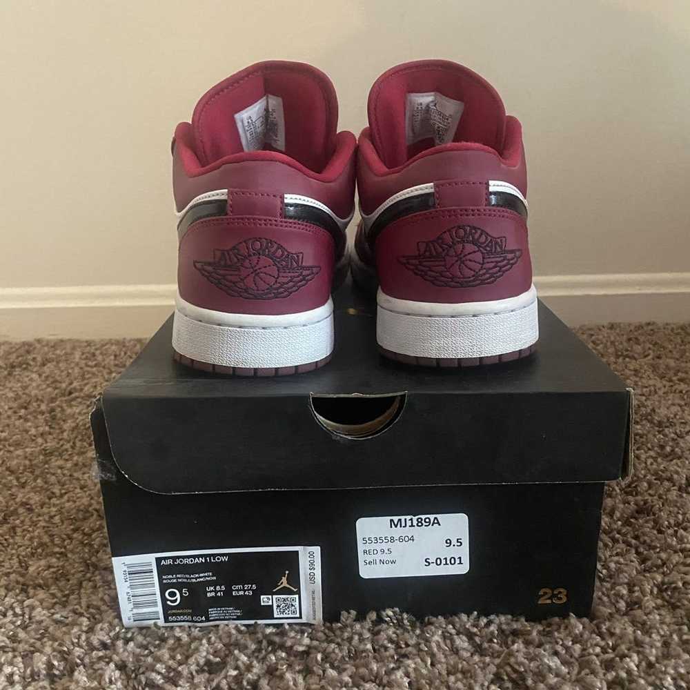 Jordan Brand × Nike Air Jordan 1 Low "Noble Red" … - image 3