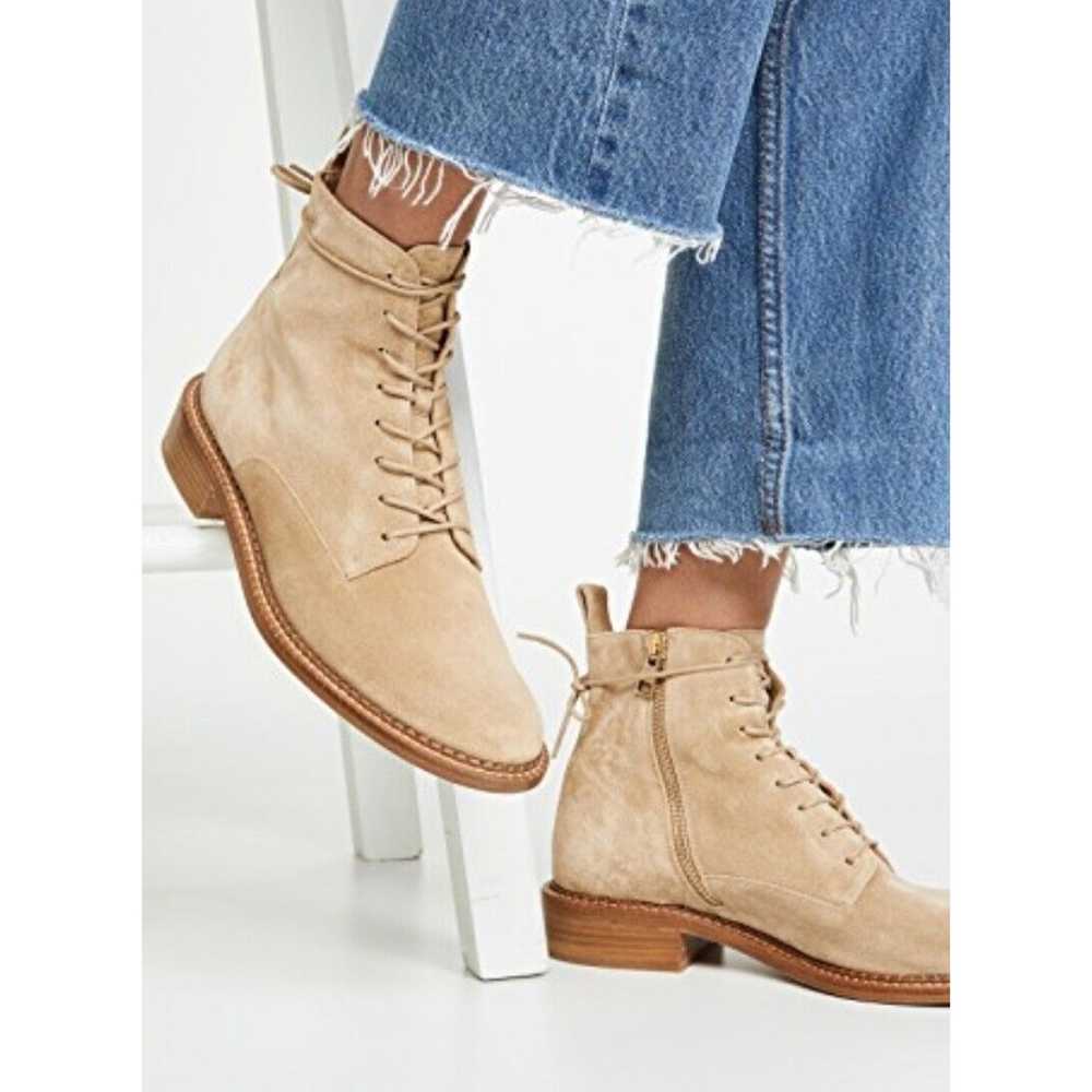 Vince Vince Cabria Suede Lace-Up/Zip Ankle Women … - image 1