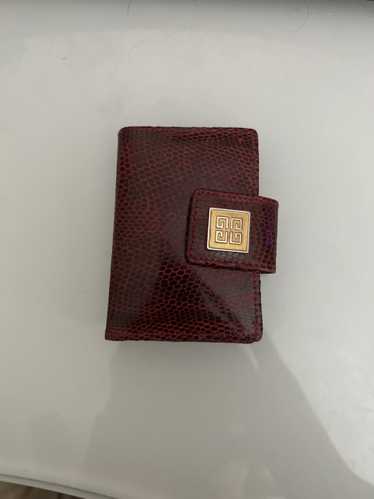 Givenchy Vintage Genuine Red Lizard Skin Givenchy 