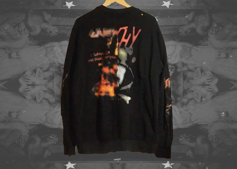 Givenchy Givenchy "Heavy Metal" Distressed Sweater - image 4