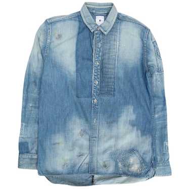 Miharayasuhiro MIHARAYASUHIRO Damage Denim Shirt - image 1