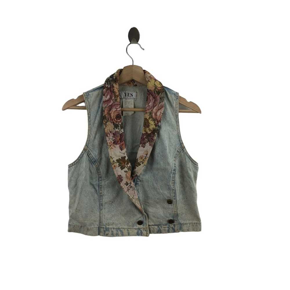 Denim Jacket × Vintage Vintage YES Clothing Co Ve… - image 1