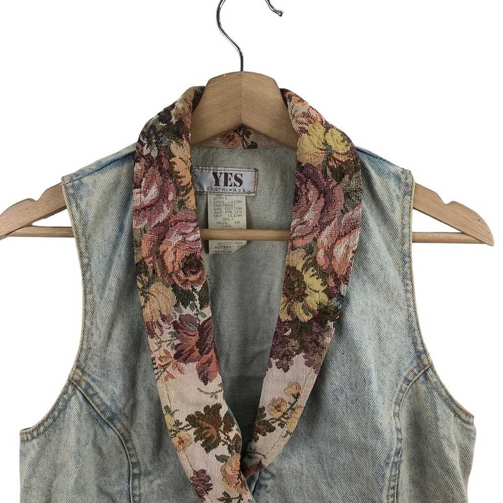 Denim Jacket × Vintage Vintage YES Clothing Co Ve… - image 2