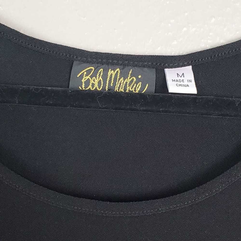 Bob Mackie Bob Mackie Wearable Art Black Scoop Ne… - image 3
