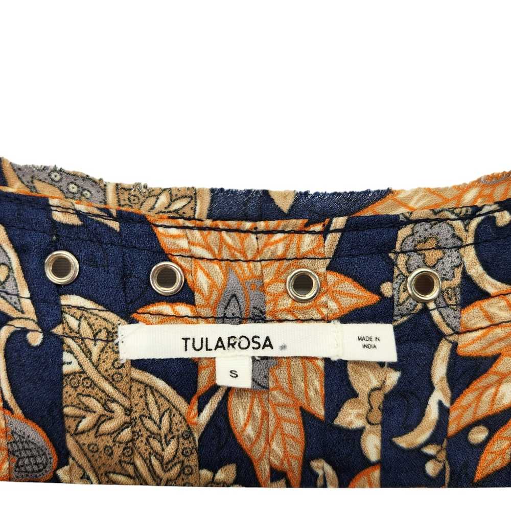 Other Tularosa Boho Floral Pleated Grommet Neck T… - image 3