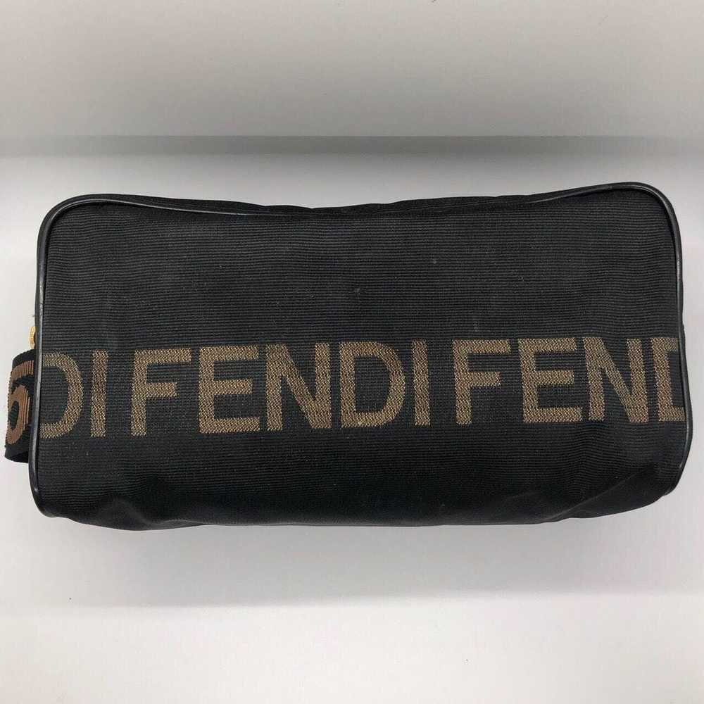 Fendi Vintage Fendi Logo Cosmetic Pouch - image 2