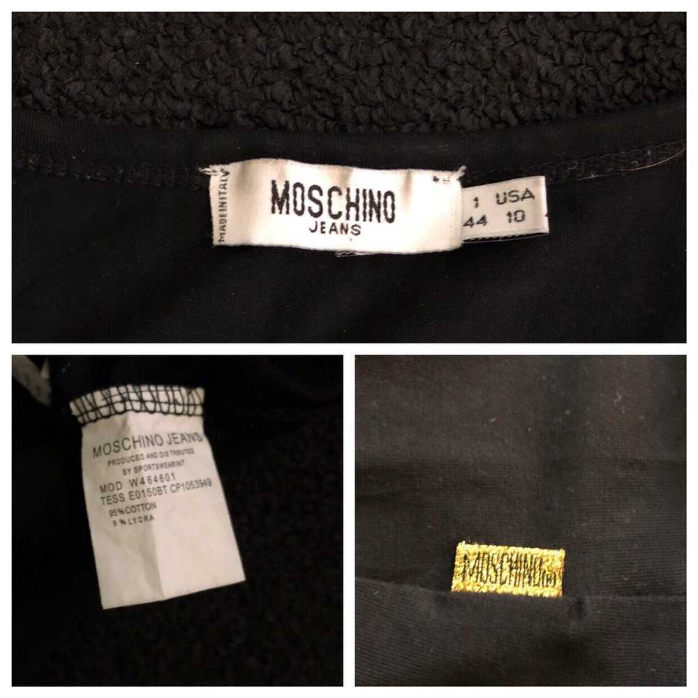 Moschino Vintage Moschino Jeans Rhinestone Shirt - image 3